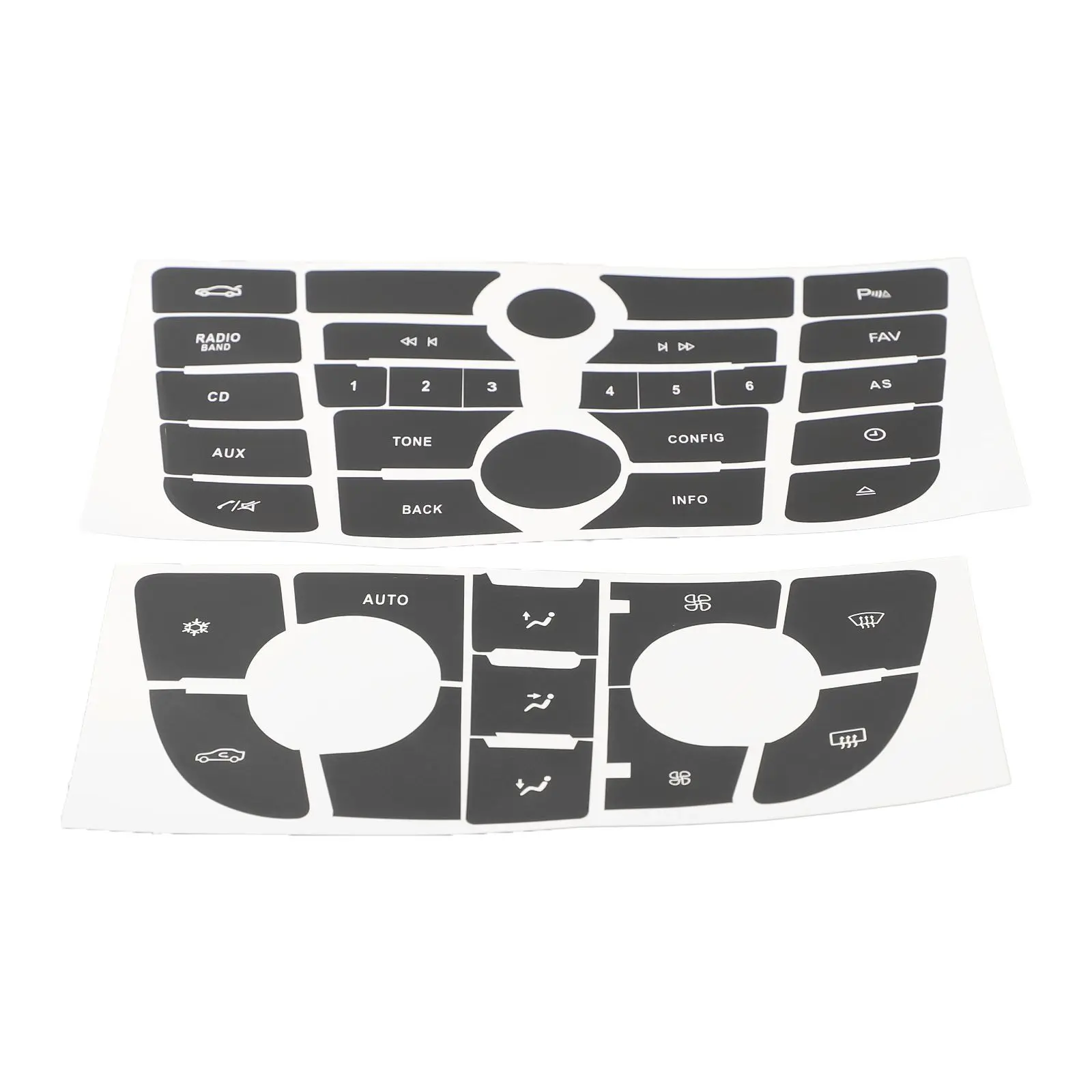 

Repair Worn Button Button Repair Decal Interior Decoration Easy Application Easy Installation For Holden Astra