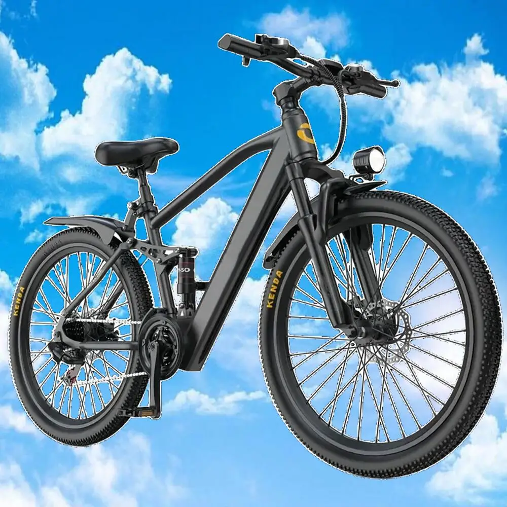 

26" 24" Electric Motorcycles Mountain Bike For Adults With 500W Motor, 374Wh/468Wh Removable Battery, 19MPH 21 Speed Gears