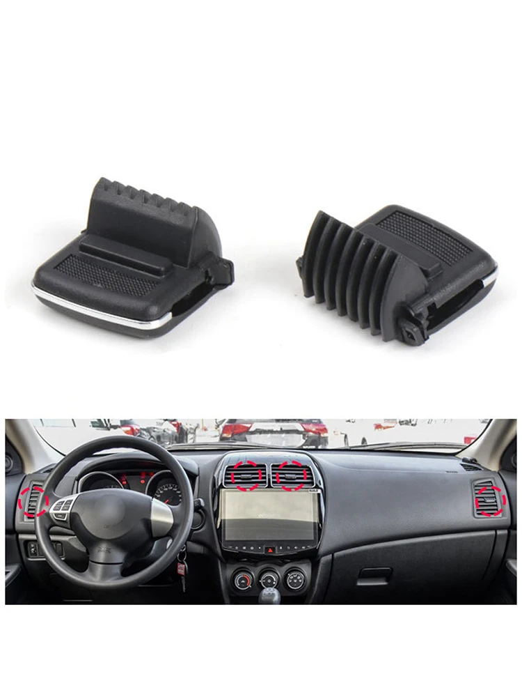 Car Air Vent Paddle ClipsCar Dashboard A/C Vent Clips Outlet Repair Kits Replacement Accessory For Outlander Sport 2013-2018
