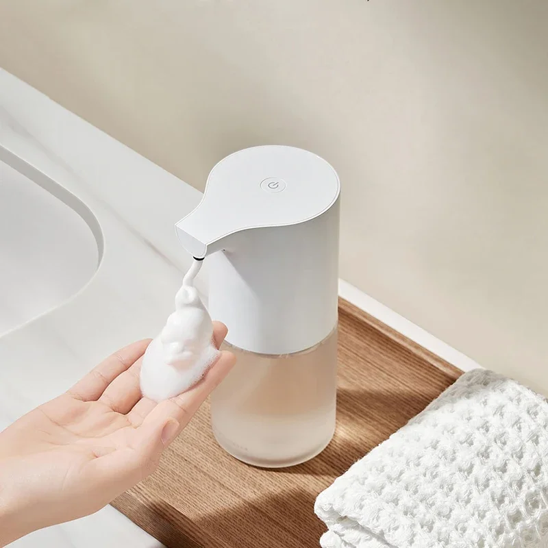 Dispenser di sapone Xiaomi 1S Batteria incorporata Porta di tipo C Mijia Lavatapamani automatico a induzione Mi Dispenser di schiuma