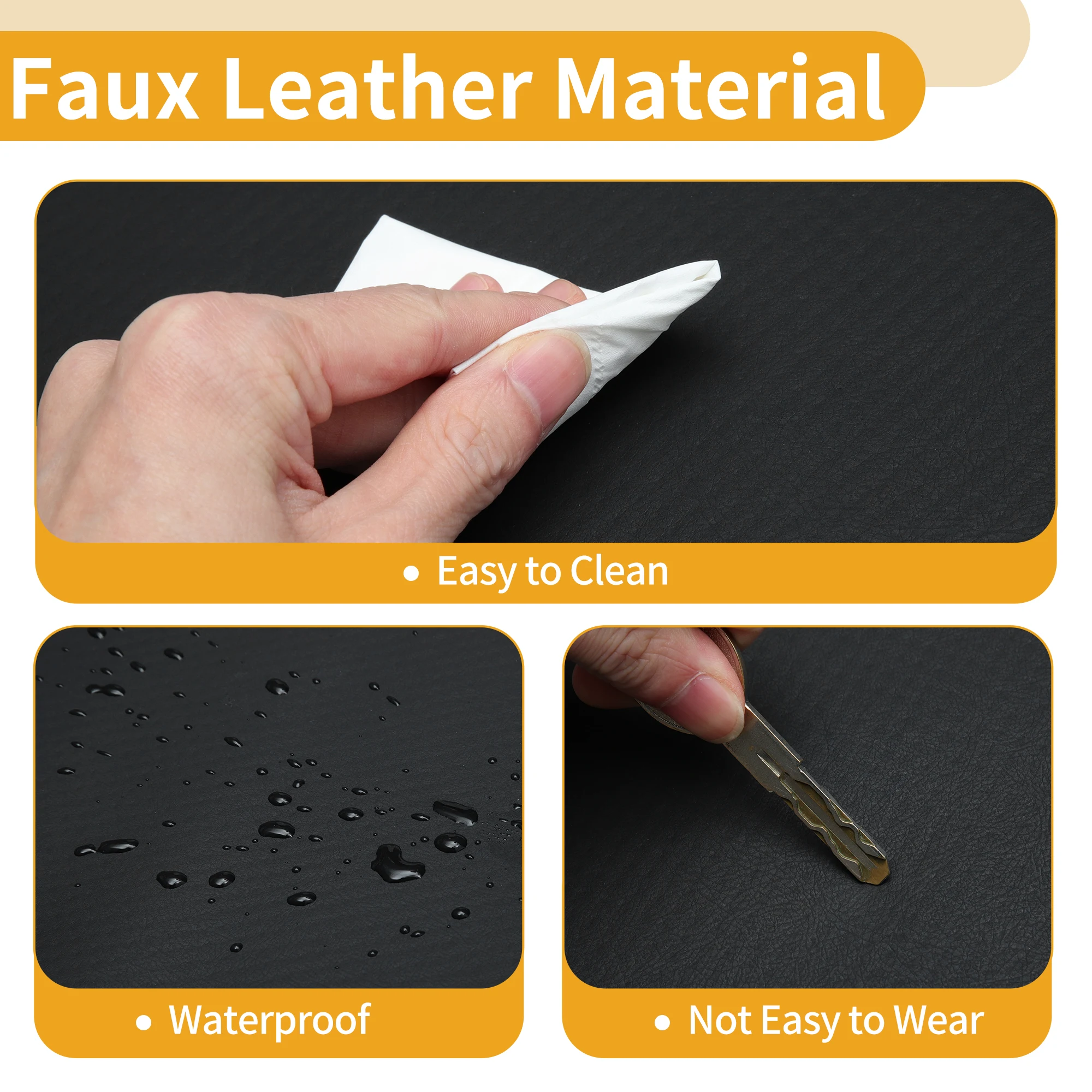 غطاء لوحة القيادة UXCELL لكيا بيكانتو مورنينج SA 2004-2011 أسود 1 قطعة مضاد للانزلاق #5