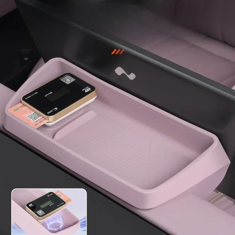 

Задний ящик для хранения экрана, центральное управление, кронштейн ETC, силиконовый ящик для хранения салфеток для ONVO L60, аксессуары, аксессуары