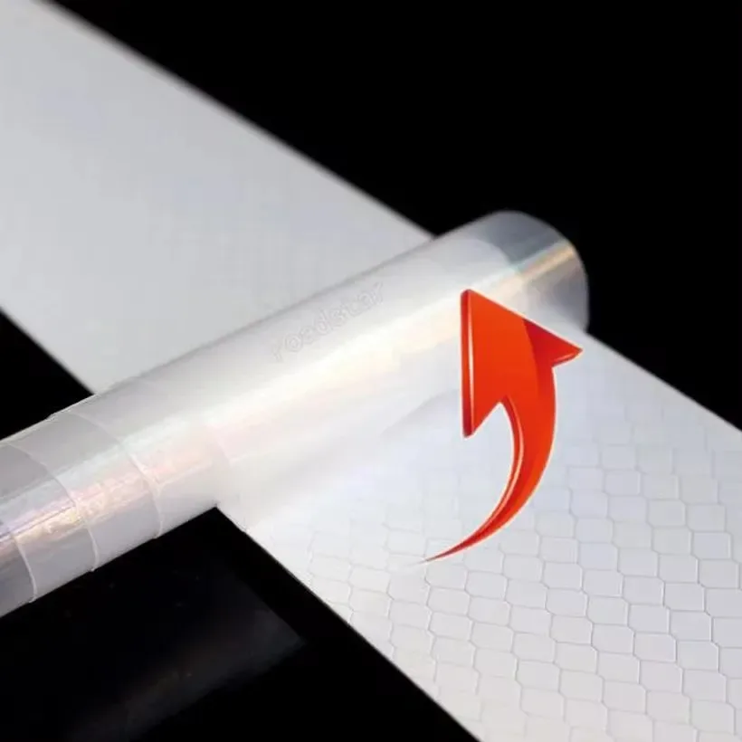 High Visibility Yellow Reflective Tape Waterproof Self-adhesive Stickers Safety Warning Reflectors Strips Safety Tapes Decor