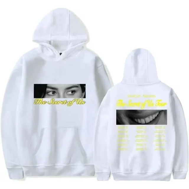 Gracie Abrams The Secret of Us Tour 2024 hooded drawstring pocket sweatshirt men/women Pullovers