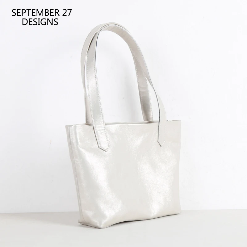 mini-tote-bag-women-genuine-leather-luxury-small-underarm-bag-casual-silver-color-ladies-hand-bags-fashion-cowhide-storage-pack