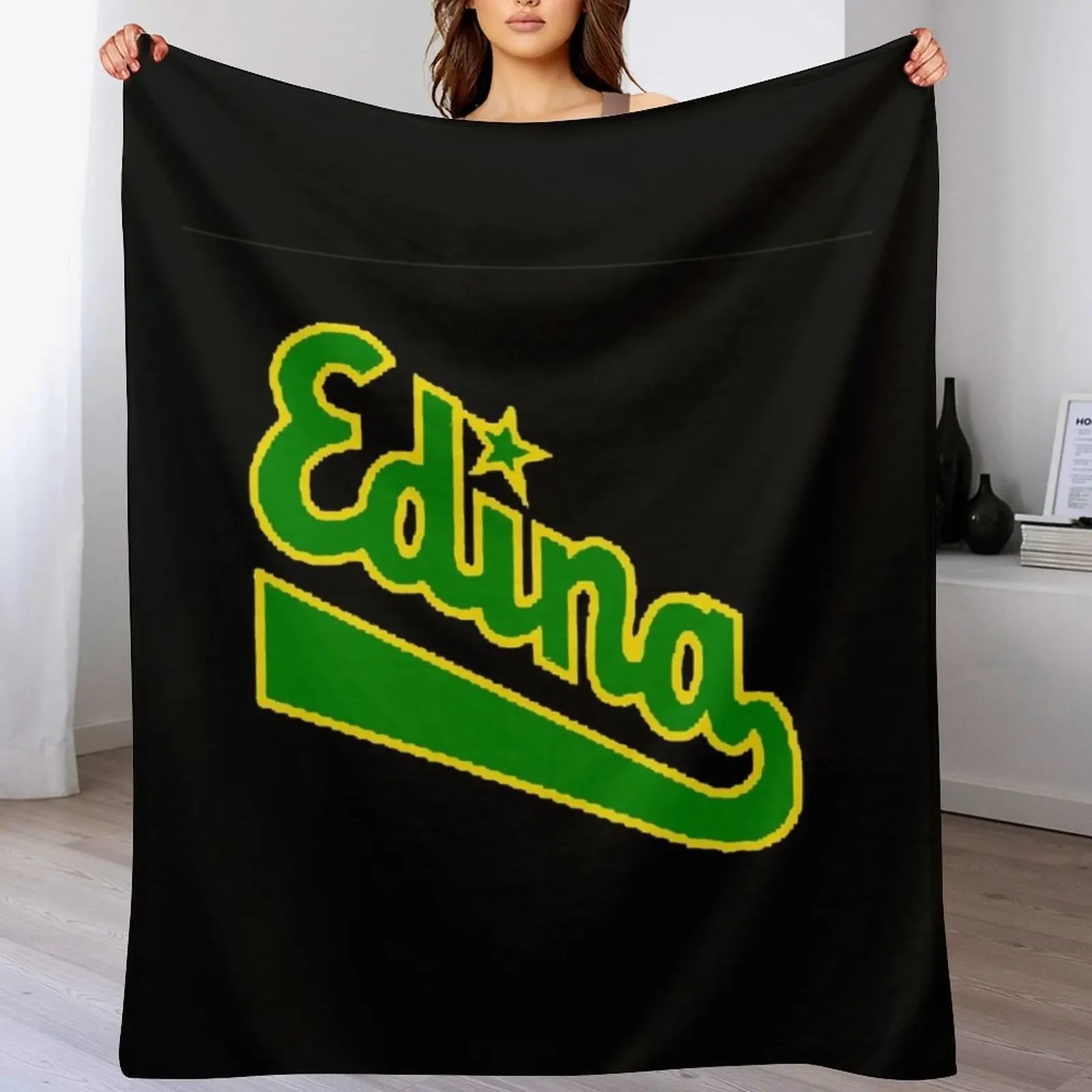 EDINA Throw Blanket Wrinkle Resistant Lightweight Blanket