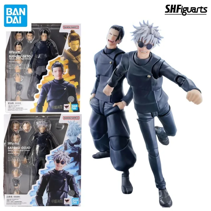 

BANDAI Original S.H.Figuarts Jujutsu Kaisen Satoru Gojo Geto Suguru Tokyo Jujutsu High School Anime Action Figure Model Toy Gift