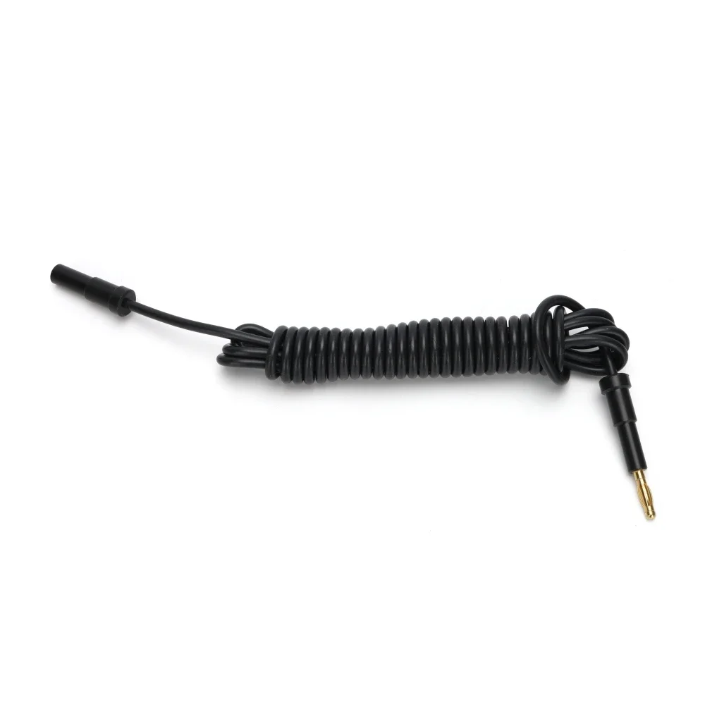 Laparoscopic surgical instrument monopole cable, reusable monopole coagulation cable