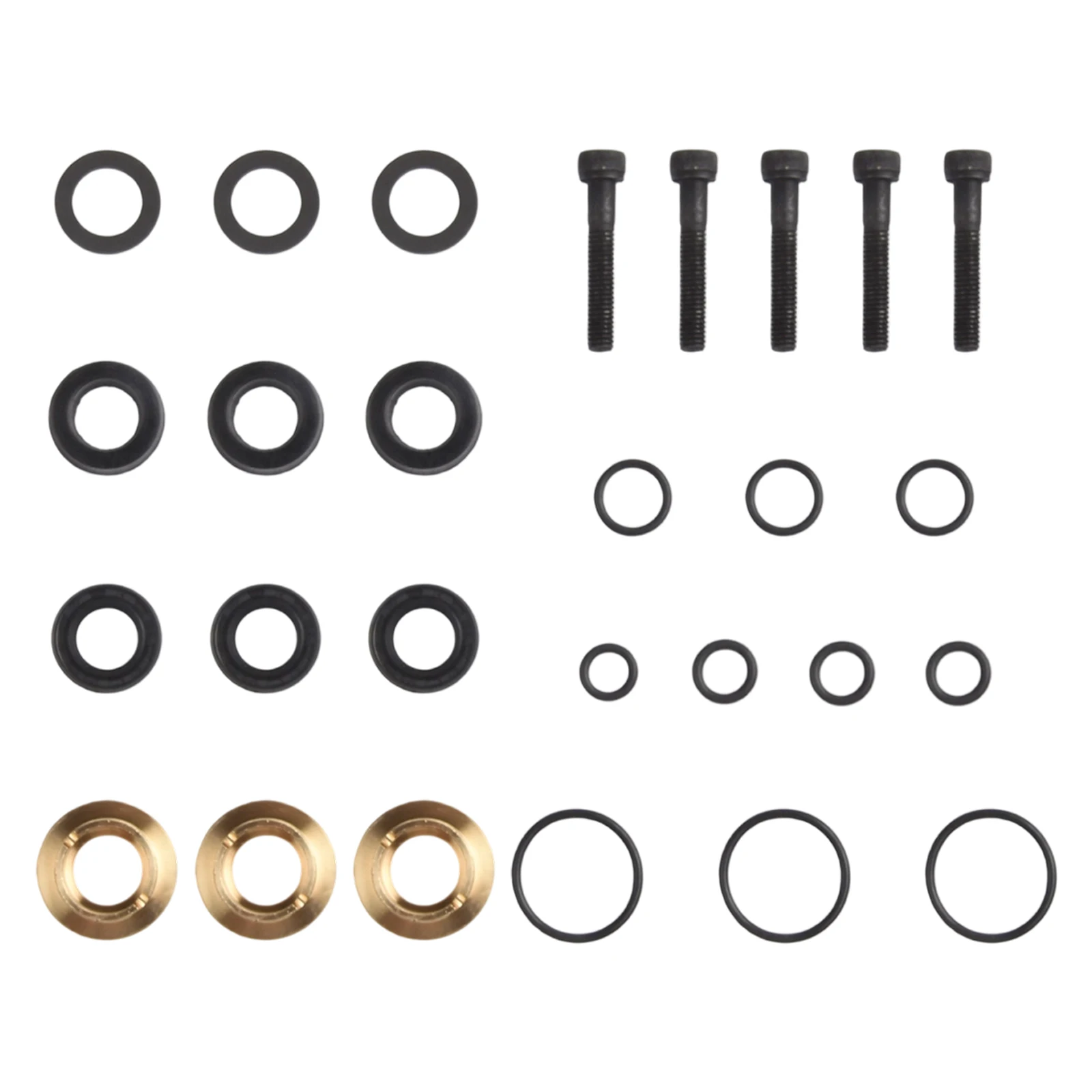 Pressure Washer Pump Seal Kit with Check Valve Compatible with Models For 190595GS and 190711GS Includes 27 Pieces