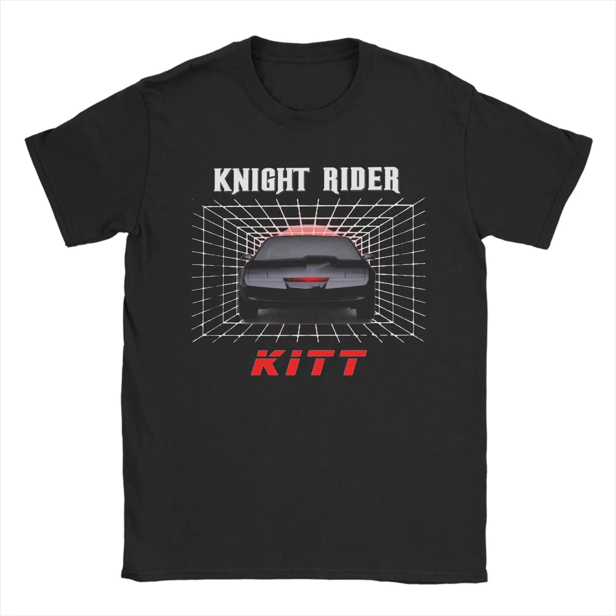 Hip Hop K2000 Knight Rider KITT T Shirt Men's Cotton Short Sleeve  O-neck Summer Clothing