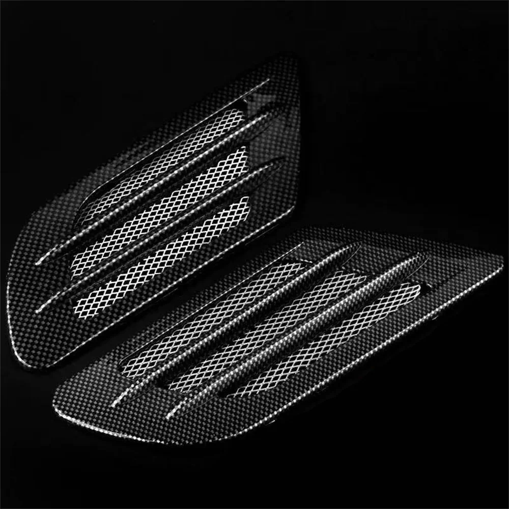 1pair Car Side Air Flow Vent for Fender Hole Cover Intake Grille Duct Decoration ABS Plastic Sticker Car Accessories Exterior
