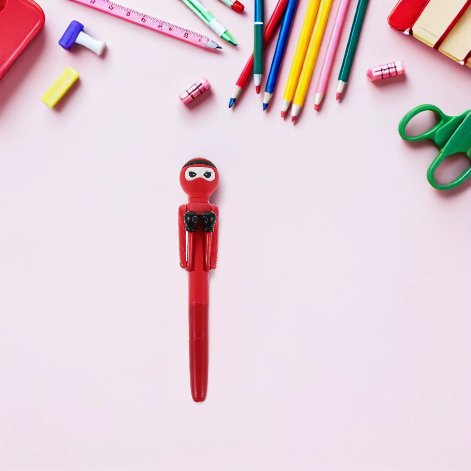 

2pcs Boxing Themed Ballpoint Pens Creative Punching Design Smooth Writing Liquid Ink For School Office Supplies Party Favors