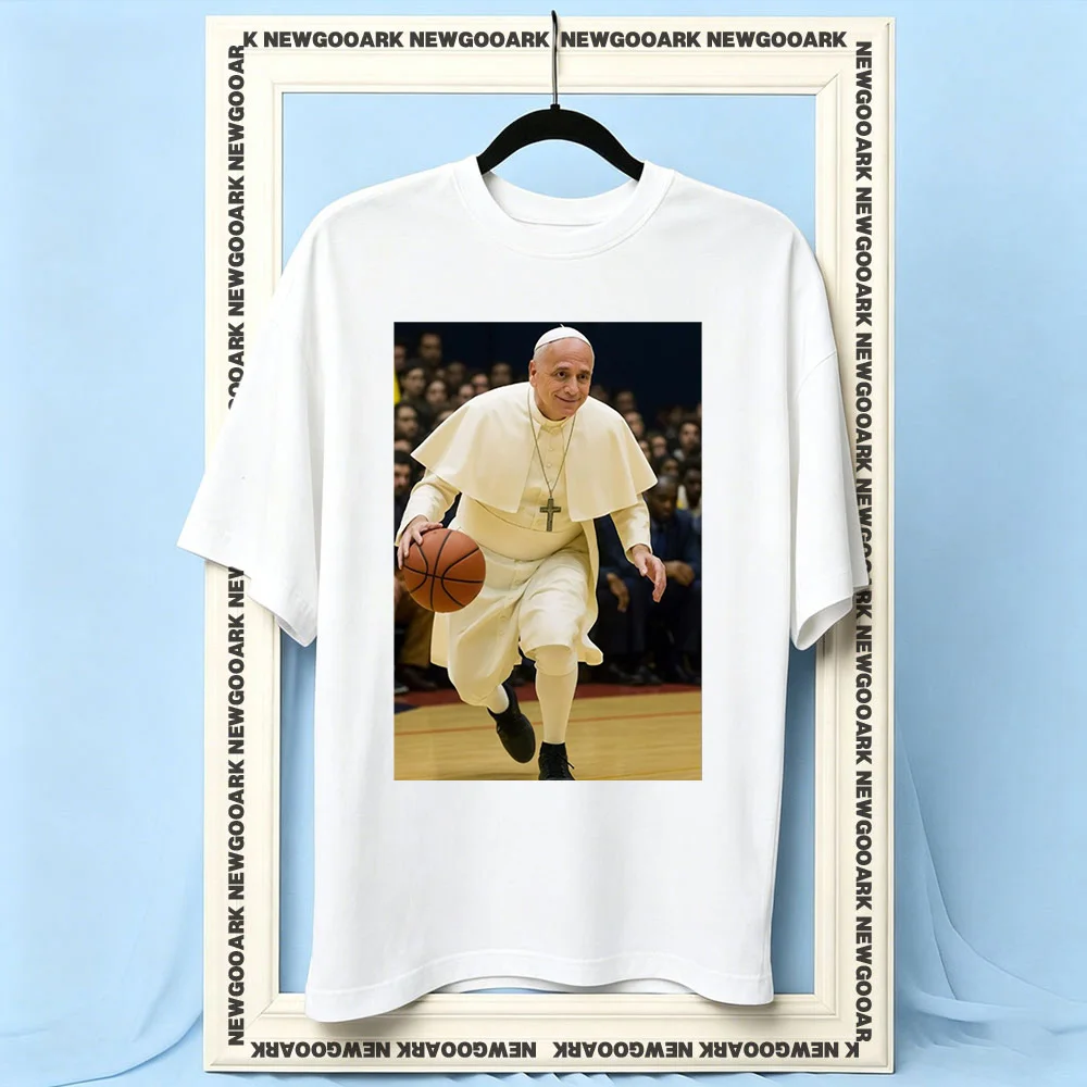 Funny Pope Leo XIV Shirt Woman Man Summer Cotton Graphic T Shirts Adult Streetwear Camisetas Short-sleev Breathable O-neck