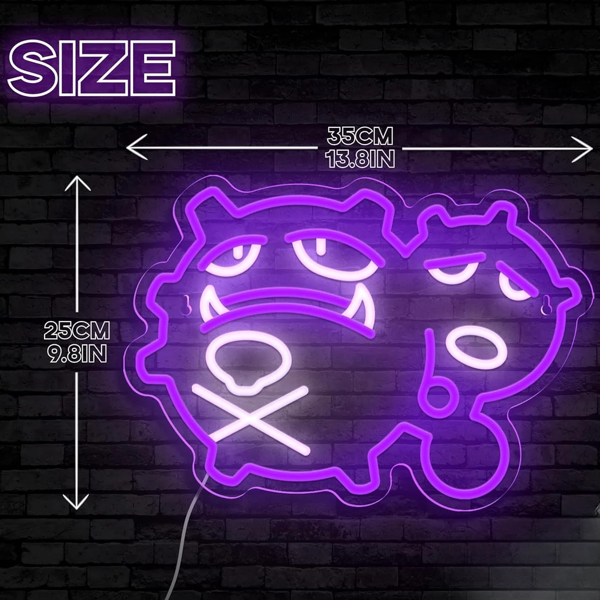 ป้ายไวรัสนีออน LED Pocket Monster แสงนีออนสำหรับเครื่องตกแต่งฝาผนังห้องเกมห้องนอนงานปาร์ตี้ศิลปะของขวัญวันเกิด