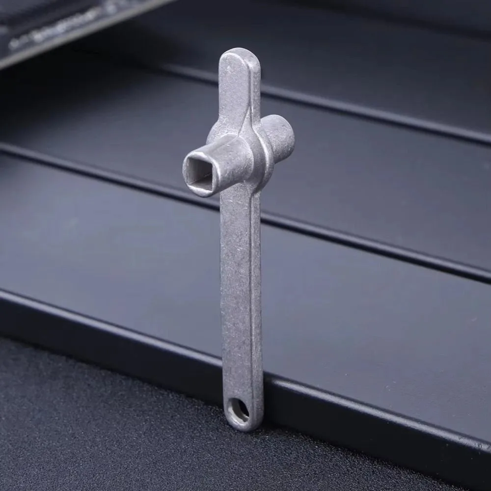 

Portable 304 Stainless Steel Bleed Wrench High Hardness Cooling Valve Vent Key Single Head Metal Cross Keys Wrench Plumbing