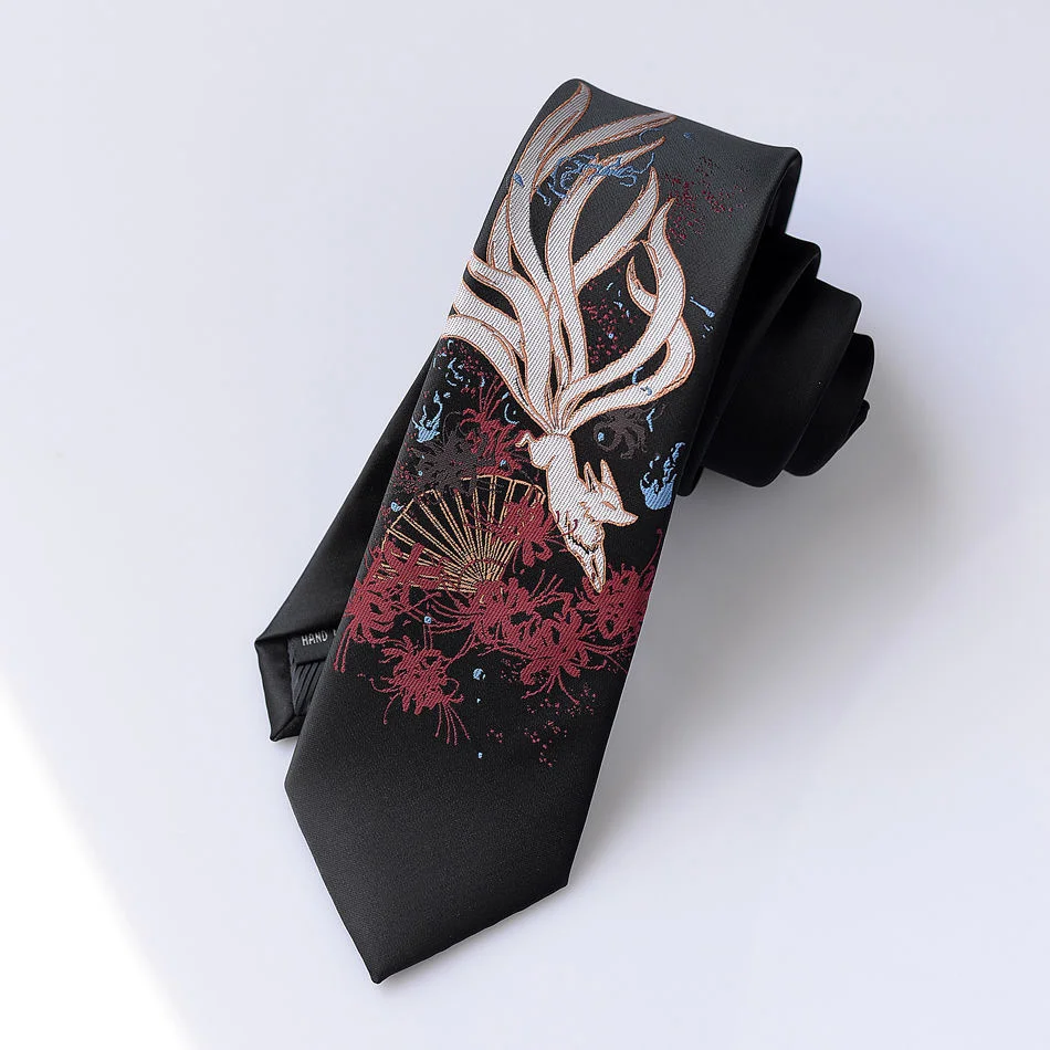 Anime Fox Neck Tie para Homens e Mulheres, JK Vestuário, Acessórios Kawaii, Cosplay Adereços