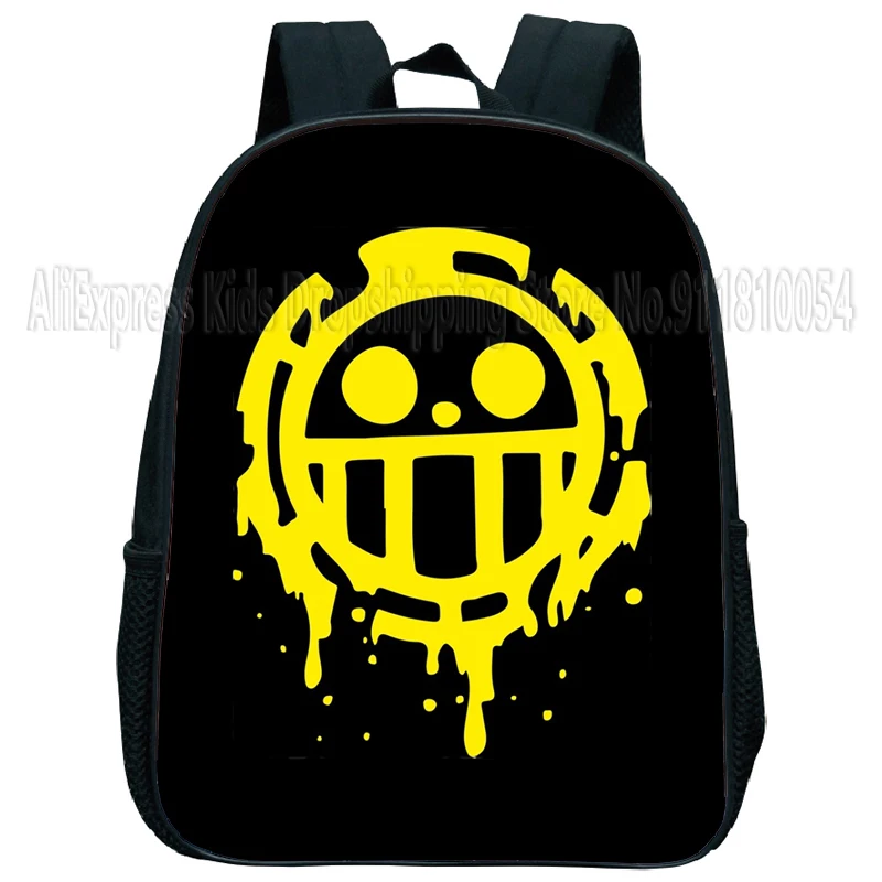 Sac à dos One Piece Luffy pour enfants, sac d\'école pour tout-petits, sac Zoro Law, dessin animé 3D, cadeau pour bébé initié