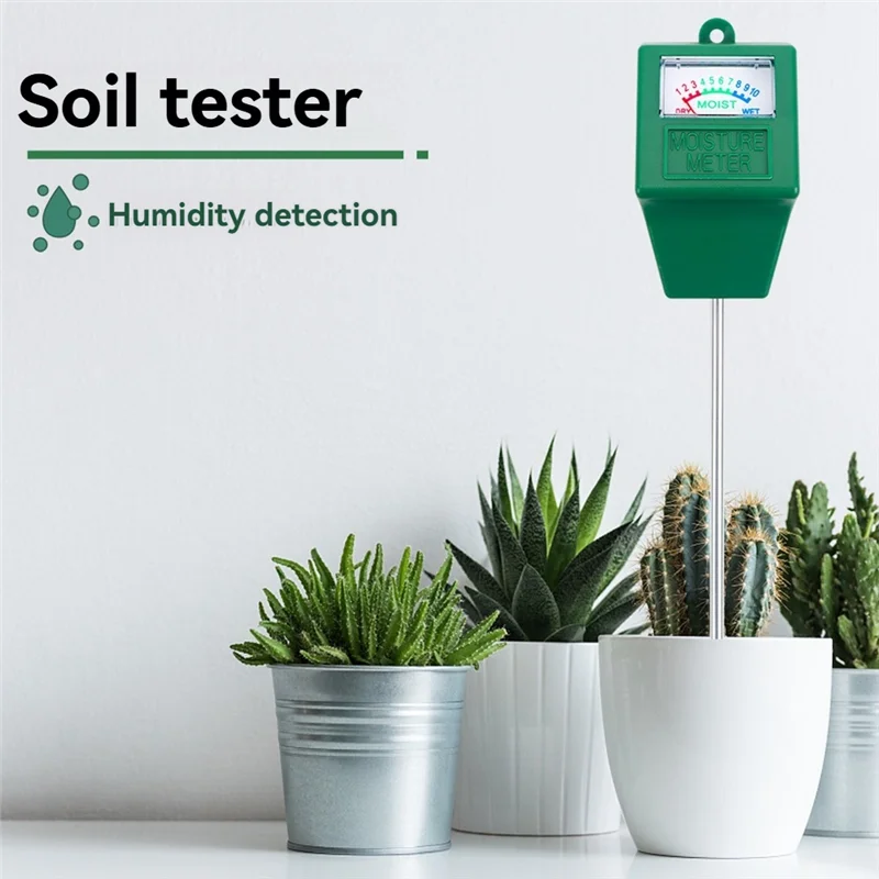 A53q-medidor de ph do solo jardim planta medidor de ph digital dial alta qualidade medidor de ph ferramentas de teste de acidez do solo quadrado detector de solo