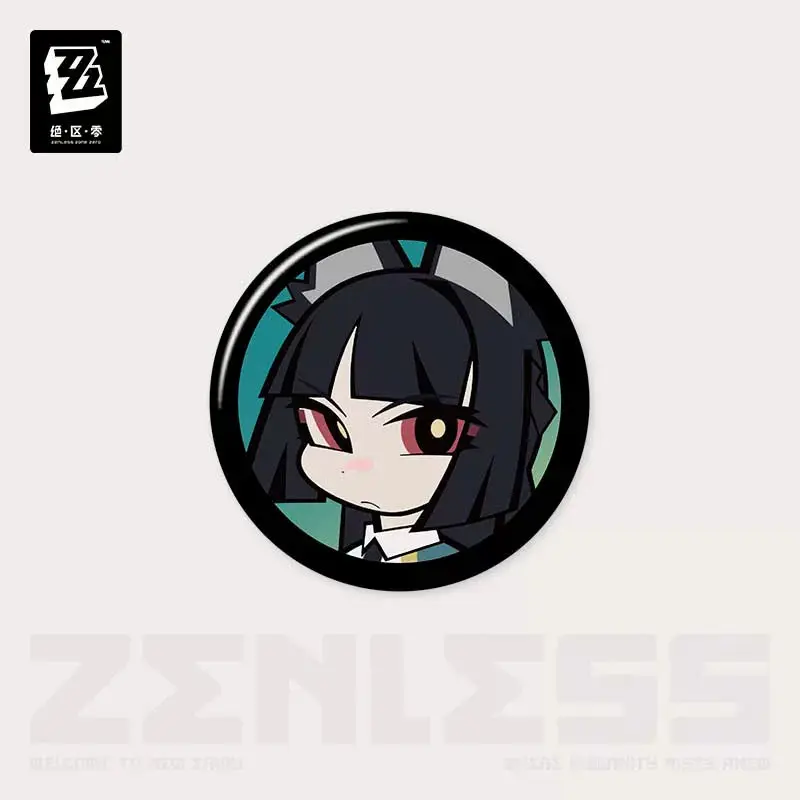 [Genuine] miHoYo Game Zenless Zone Zero Agent Avatar Mini Badge Trigger Astra Yao Vivian Pulchra Anime Brooch Cosplay Xmas Gifts 5
