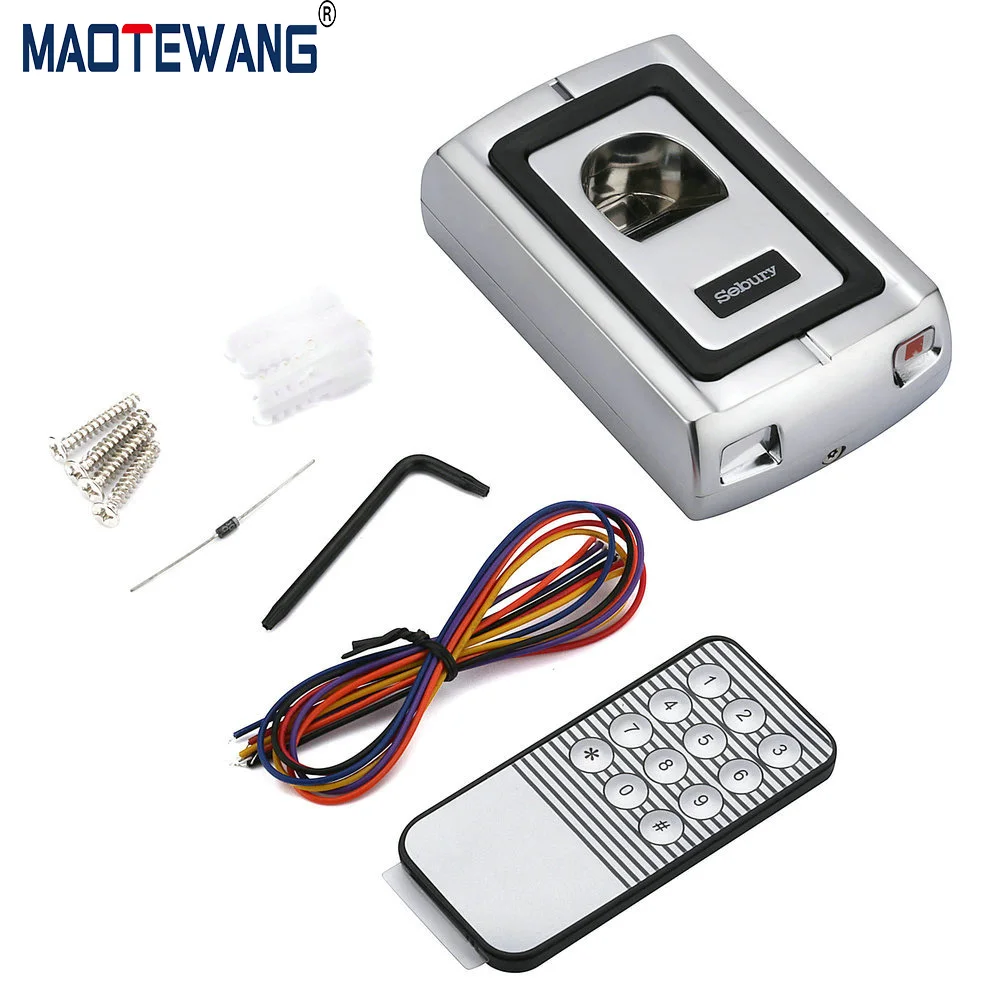 MAOTEWANG Metal Structure Anti-Vandal High Quality Mini Fingerprint Door Access Control System  Supports fingerprint And ID Card