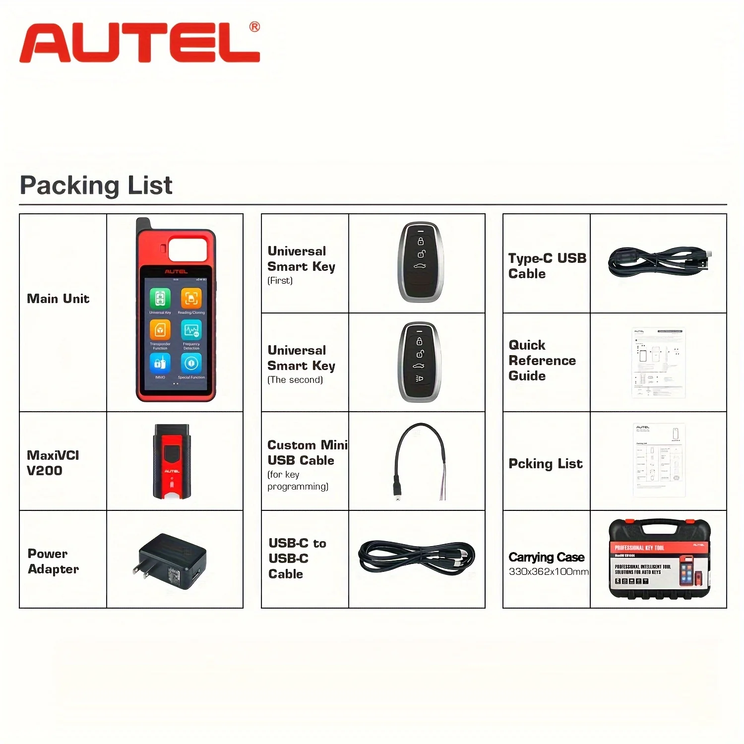 Autel MaxiIM KM100 KM100(X) Sleutelhanger Programmering Startonderbreker Tool 60s Sleutel Generatie OBD IMMO Sleutel Leren Chip Lezen/Bewerken/Kloon