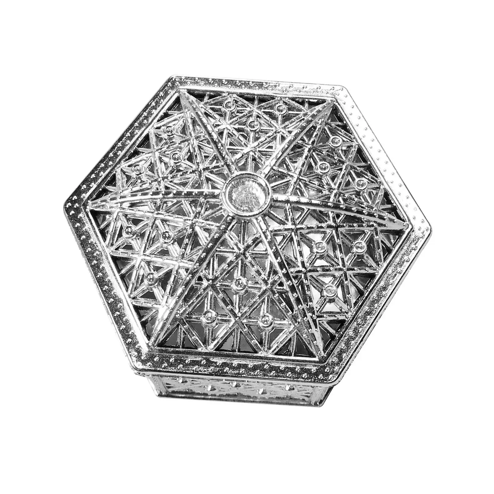 3xCreative Hexagon Candy Box Treat Gift Boxes Candy Boxes Bags Chocolate Packaging Box for Holiday