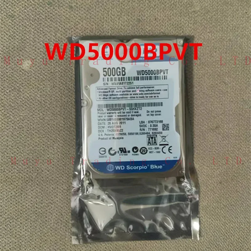 New Original HDD For WD 500GB 2.5