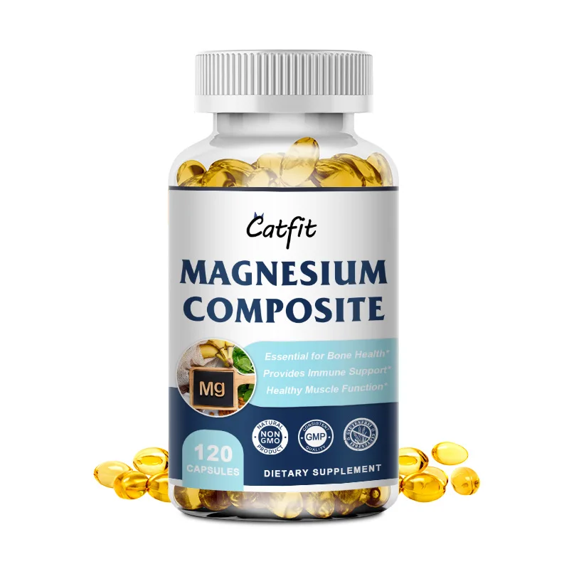 Catfit Complex Magnesium Capsules Dietary Supplement Mineral chelates Myasthenia Neurogenic insomnia