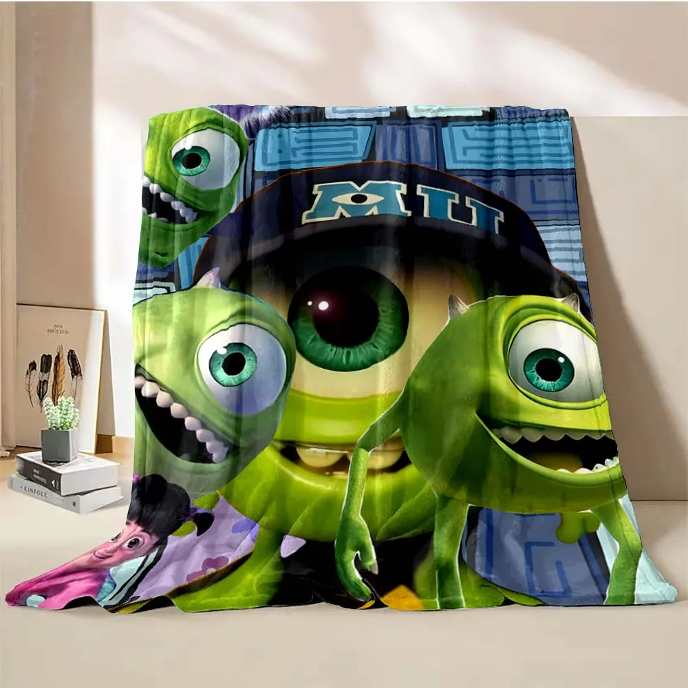 Disney monsters inc cobertor dos desenhos animados quente macio fofo king size lance criança adulto sofá cama quebrar cobertor viagem lance presente