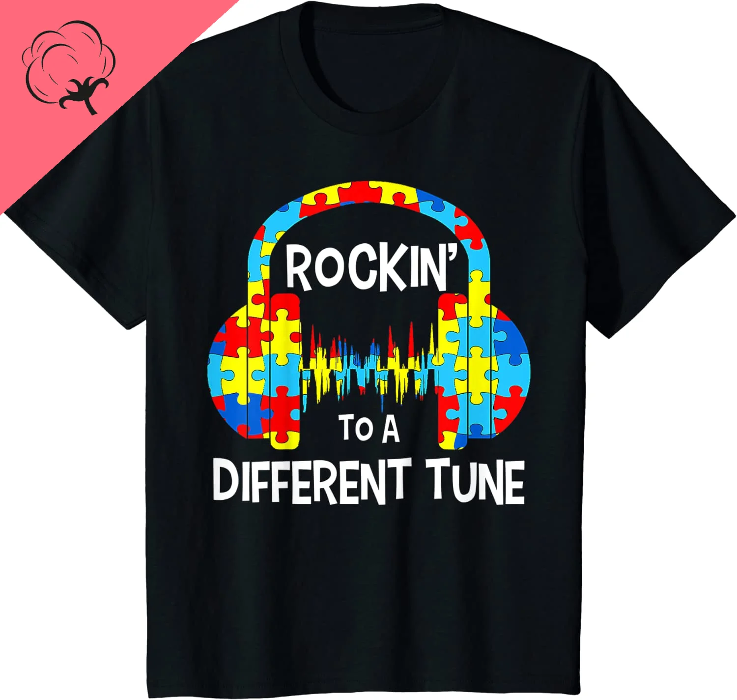 Autismo Figlio Bambini per Mamma Papà T-shirt Estate Focus on Girls con Autismo T-shirt a maniche corte T-shirt in cotone stampato unisex