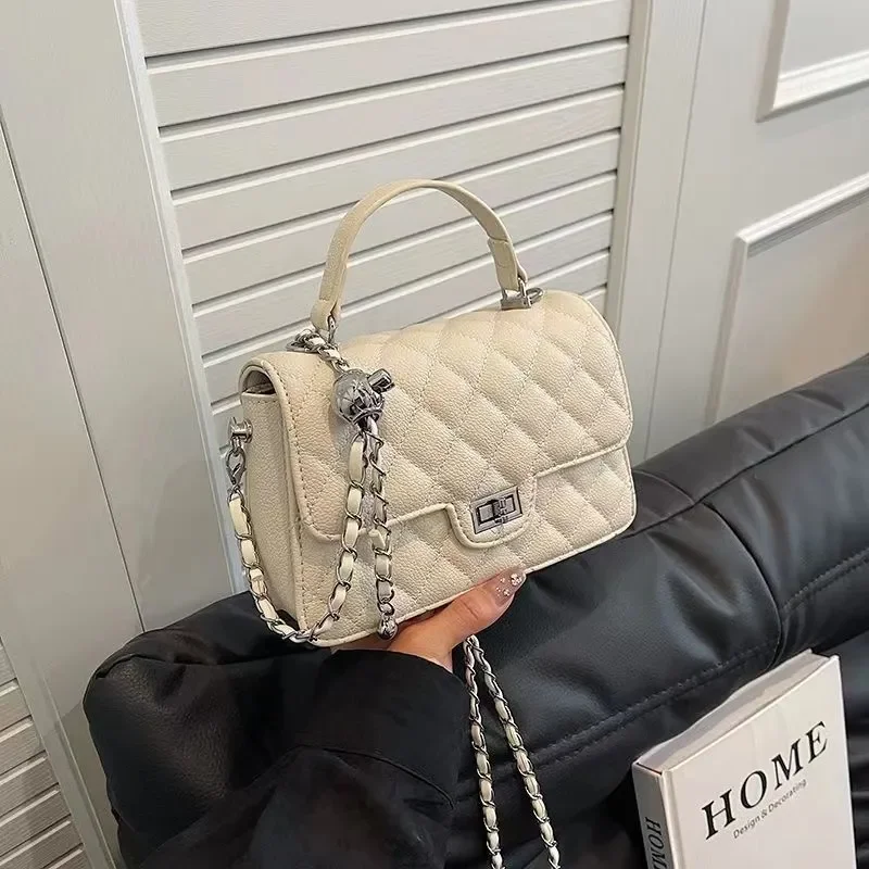 

Fashion Versatile Womens Shoulder Bags Wool Fall Winter Handbags Classic Bags