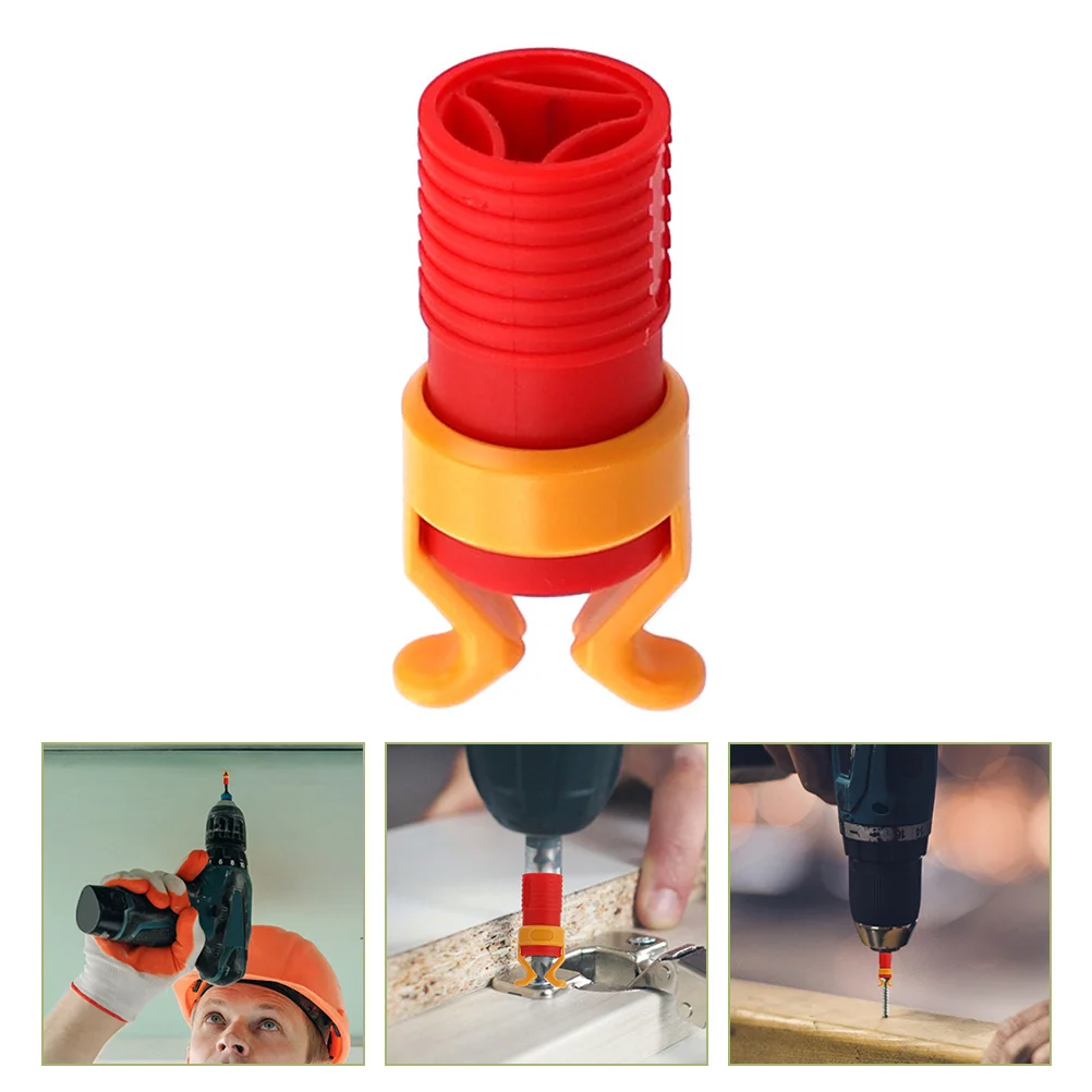 

4 Pcs Screw Holder Cordless Drill Holding Tool Hand Clamp Fixing Sleeve Bracket Clamper Abs Plastic Gripper for Woodworking