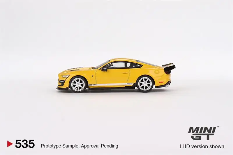 MINI GT 1:64 Shelby GT500 Dragon Snake Concept Yellow Diecast Model Car