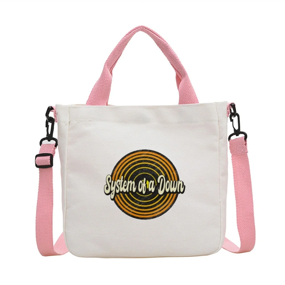 System of a Down tote bag shopper grocery shopping bolsas de tela canvas  femme