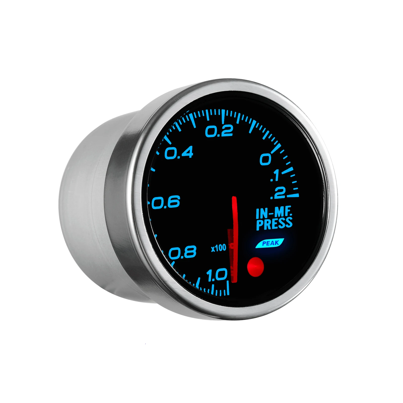 

2 Inch 52MM Smoke Lens -1-0.2Bar Vacuum Gauge Vacuum Meter With Stepper Motor