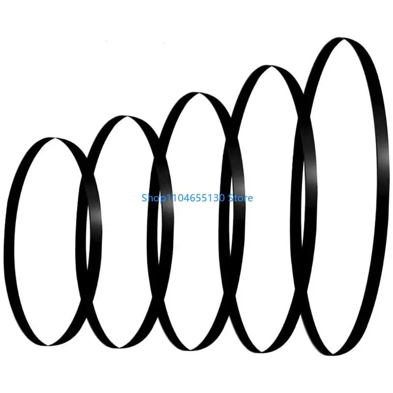 Gói 5 ổ đĩa bàn xoay Belts Rubber Bands Ghi âm Người chơi Biệt Belts Bộ phát bảo trì trình phát cho người chơi