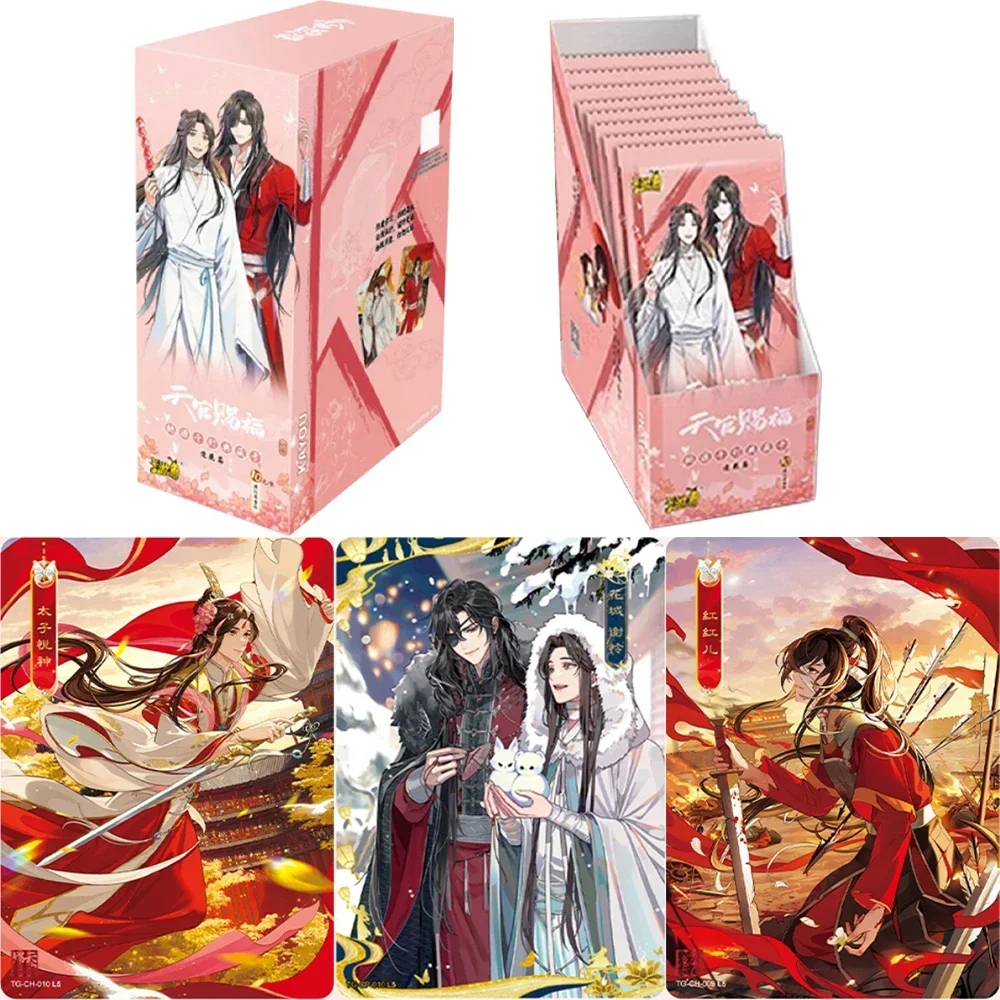 KAYOU Genuine Heavenly Officials Blessing Card Flower Chapter Taoyuan Qiandeng Animation Collector's Card Mo Dao Zu Shi Card