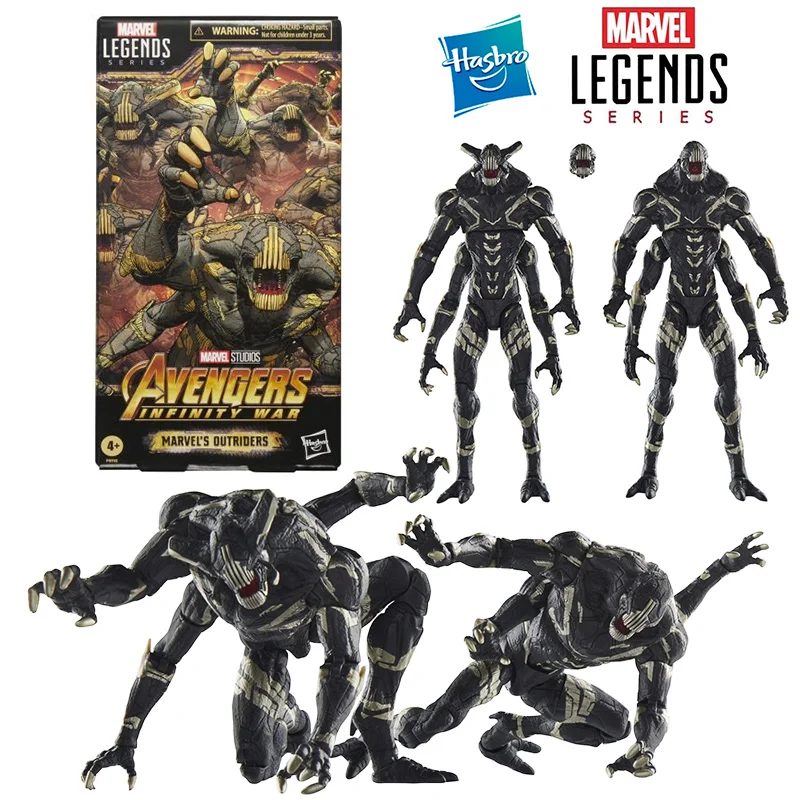 

Hasbro Marvel Legends Marvel's Outriders, комплект из 2 шт., Мстители, бесконечная война, 16 см, оригинальная фигурка, модель игрушки, подарочная коллекция