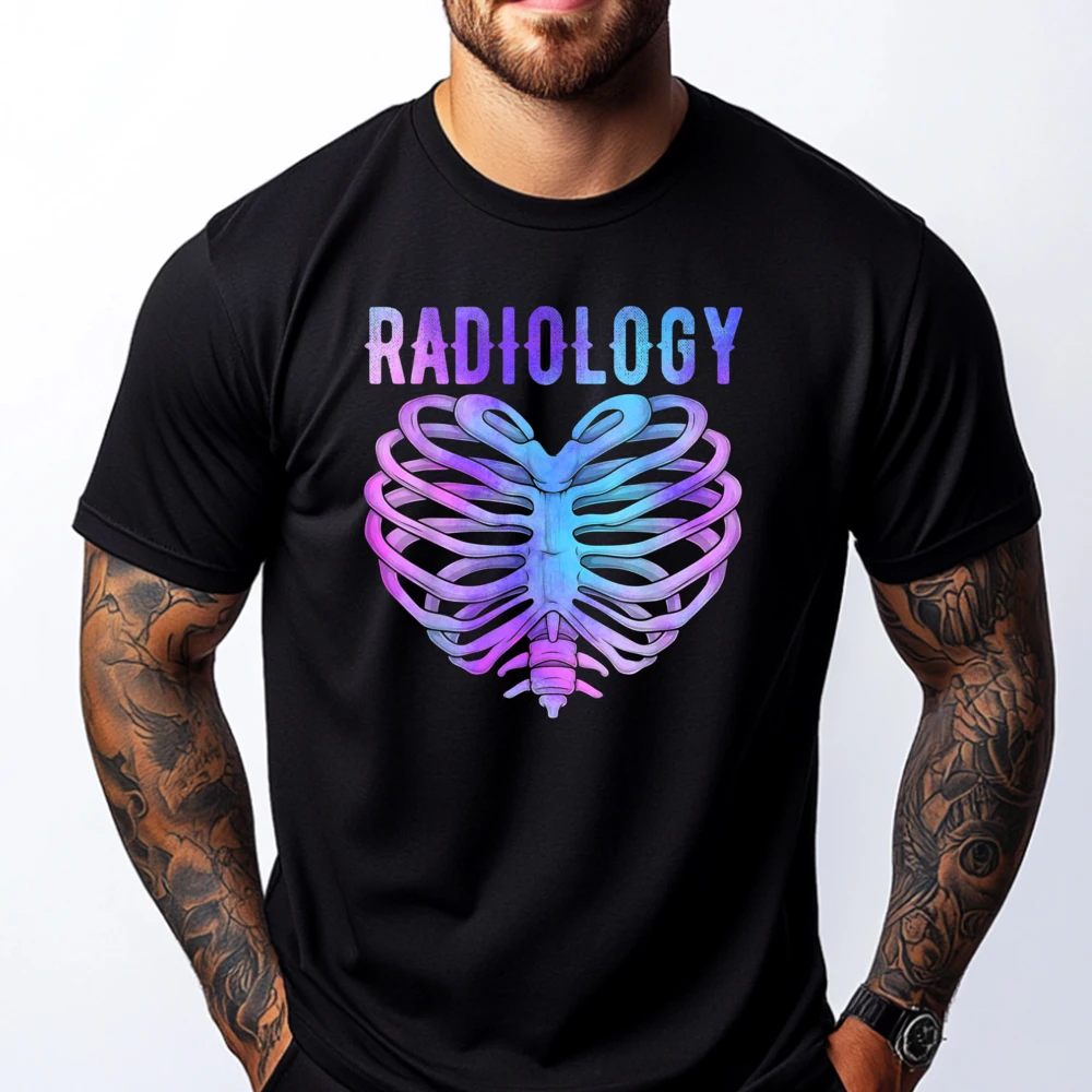 Radiology Heart Ribcage Tie Dye Radiologic Xray Technologist Funny Shirts Tshirt Tshirts Vegan