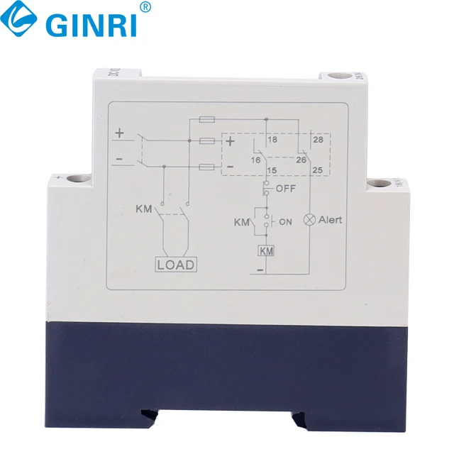 DC12V 24V 36V 48V أكثر من تحت الجهد حماية الجهد رصد التتابع