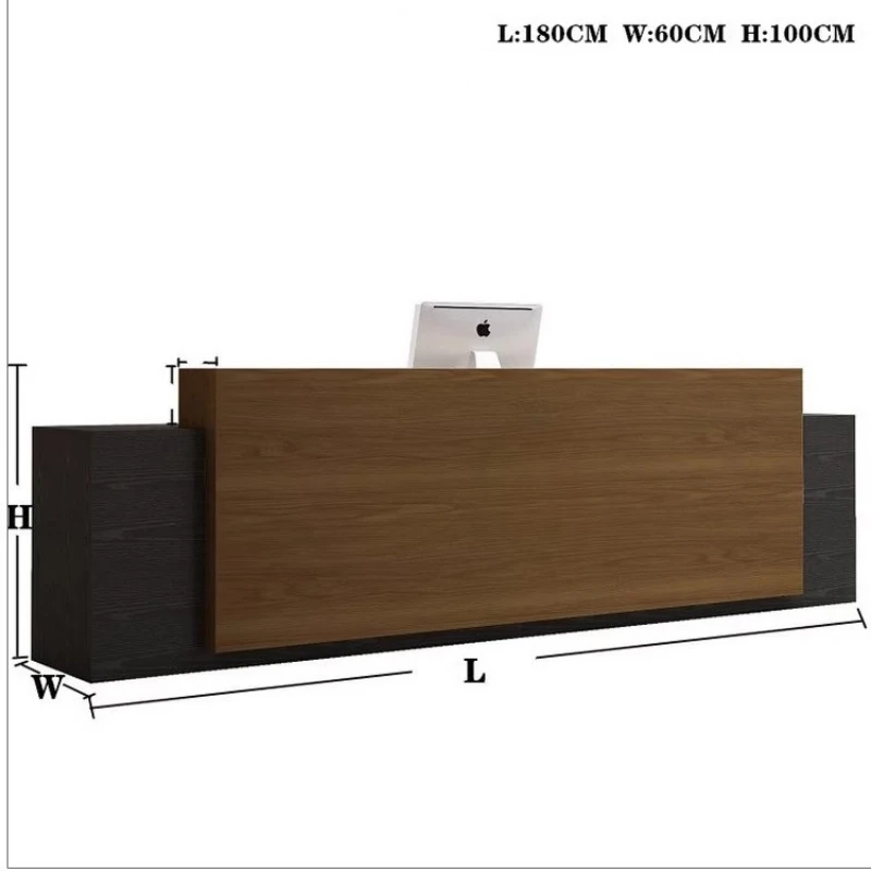 Simple Classic Reception Desk Beauty Salon Senior Design Usa Reception Counter Luxury Custom Empfangstheke Office Furniture