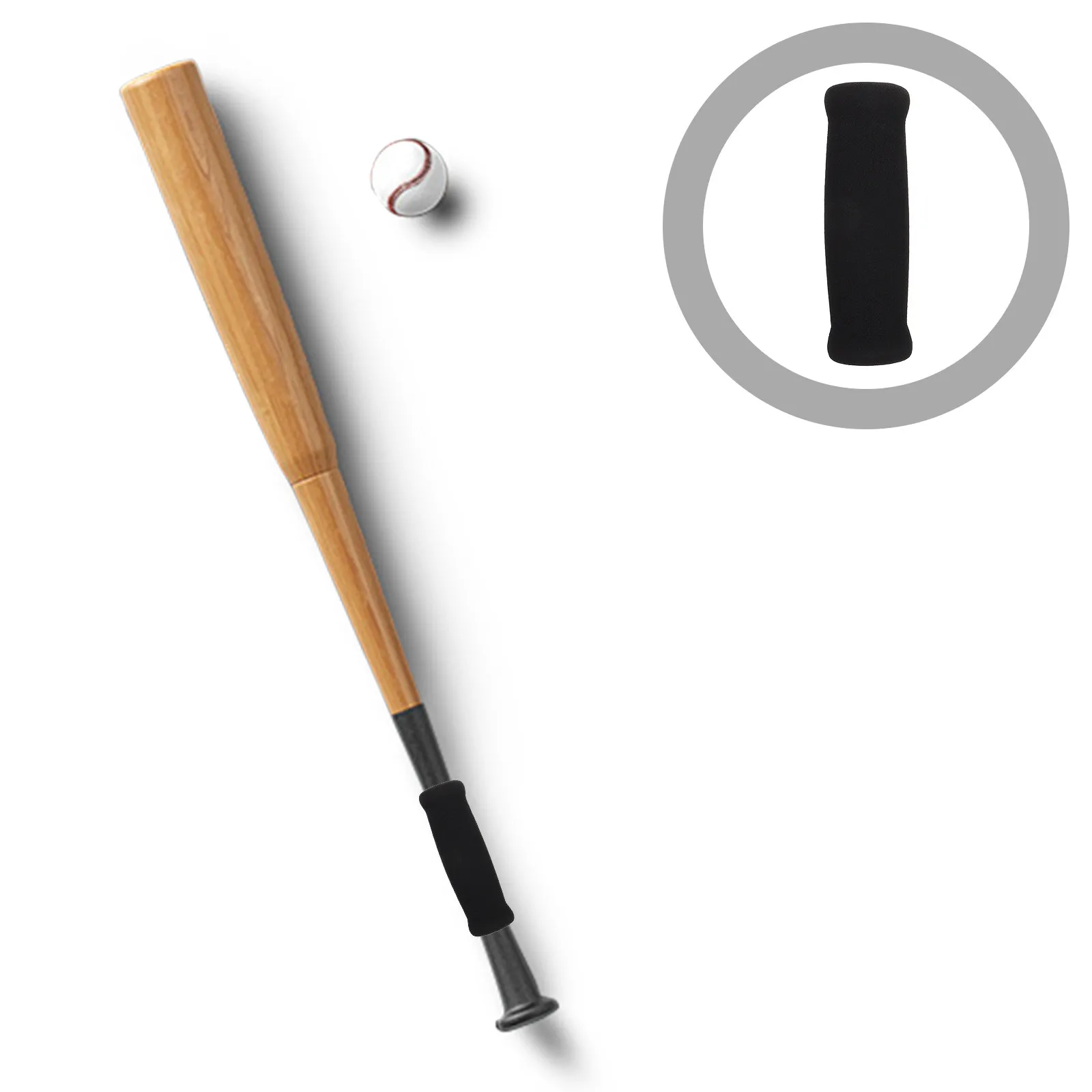 

Набор из 4 накладок на рукоятку бейсбольной биты: нескользящие, амортизирующие, снижающие вибрацию, удобные, эргономичные, для молодежи