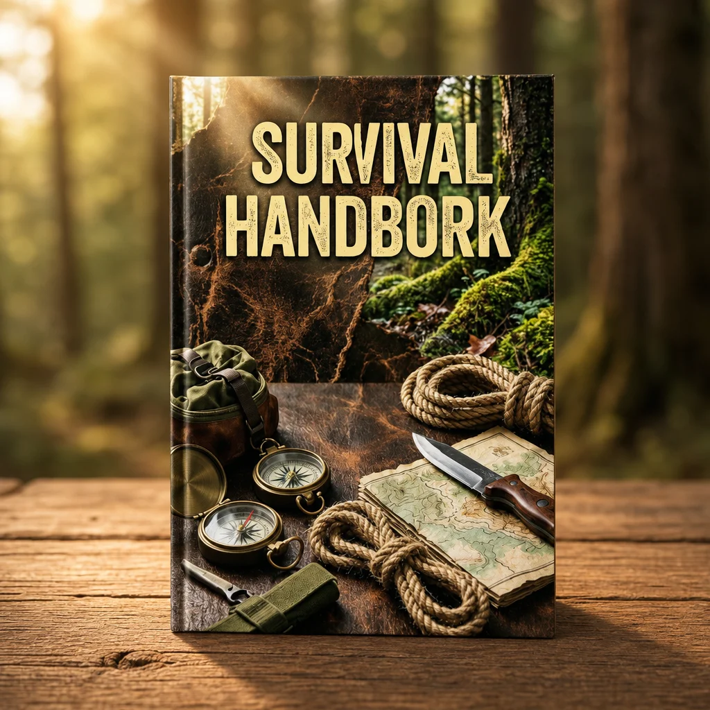 Outdoor Survival Guide Notebook Wilderness Camping Bushcraft Emergency Preparedness Planner Tactical Journal