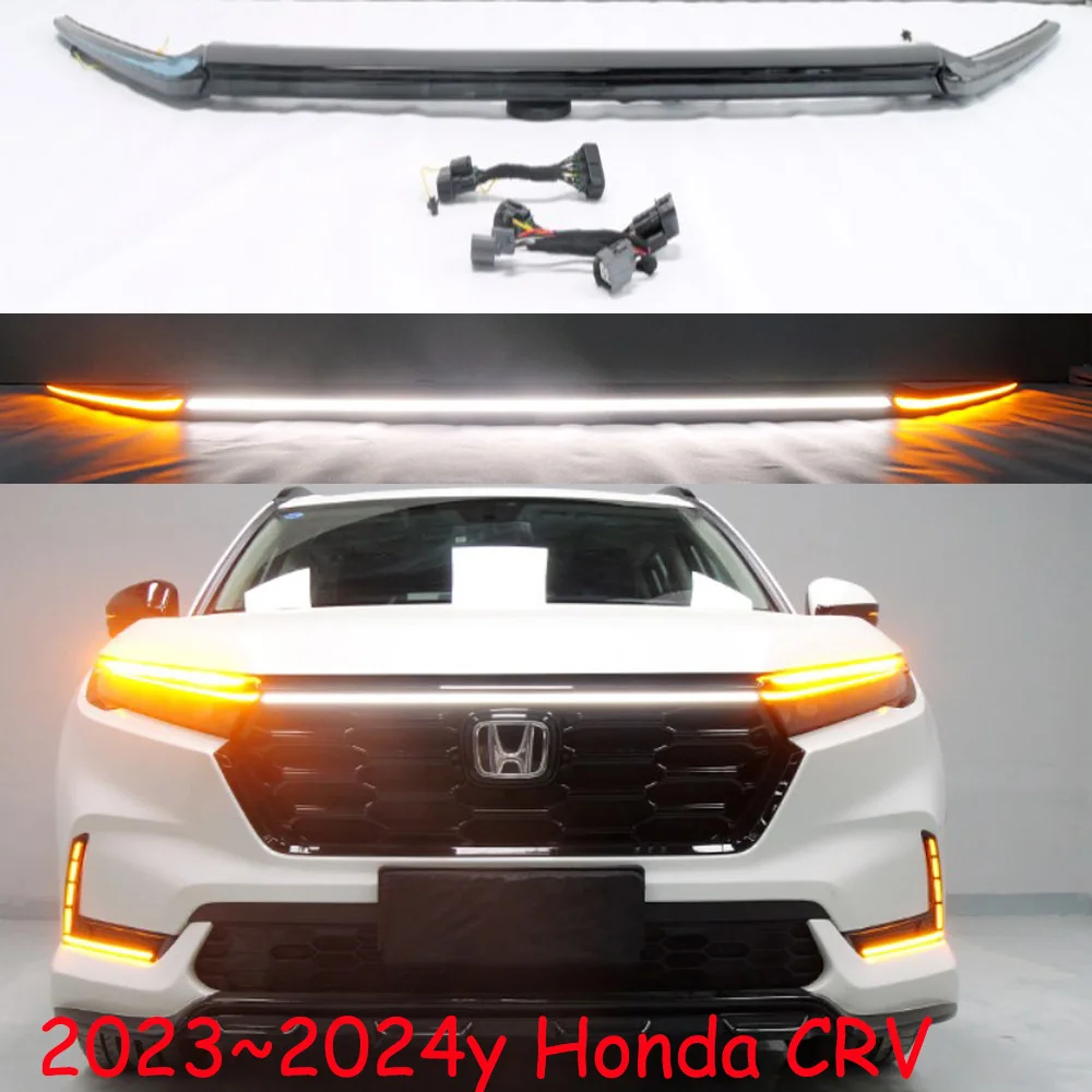 

car bumper CR-V headlamp for Honda CRV daytime headlight LED CR V 2023~2024y car accessories head lamp for Honda crv fog light