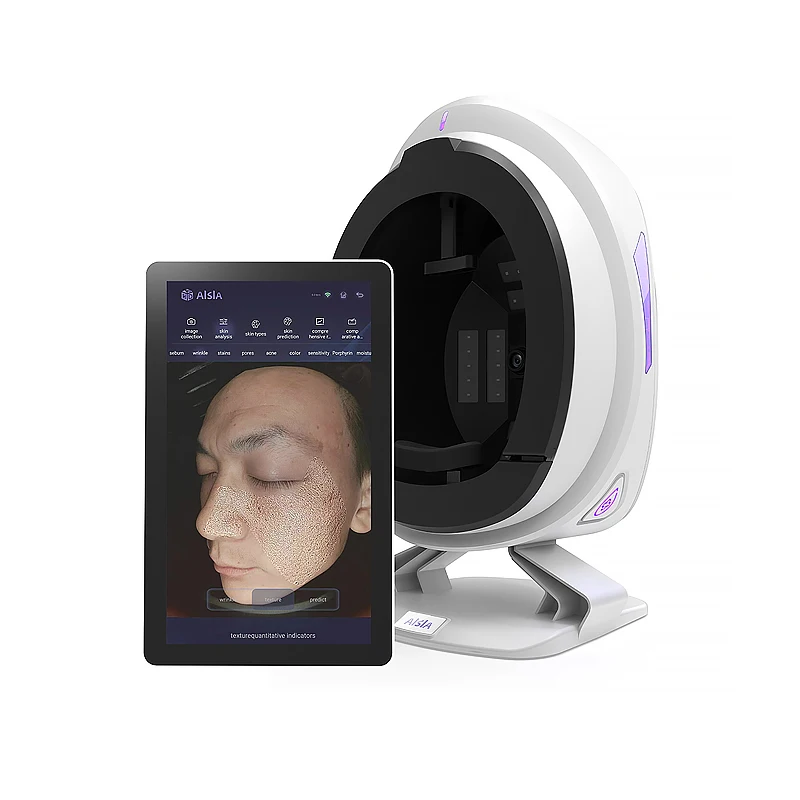 

Professional Magic Mirror Face scanner with Eight Spectrum Image Commentary for assessment of clinical skin