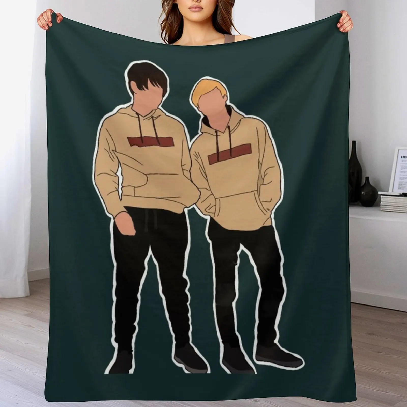 

Sam and colby131 Throw Blanket Blankets Sofas Of Decoration Thermals For Travel Blankets