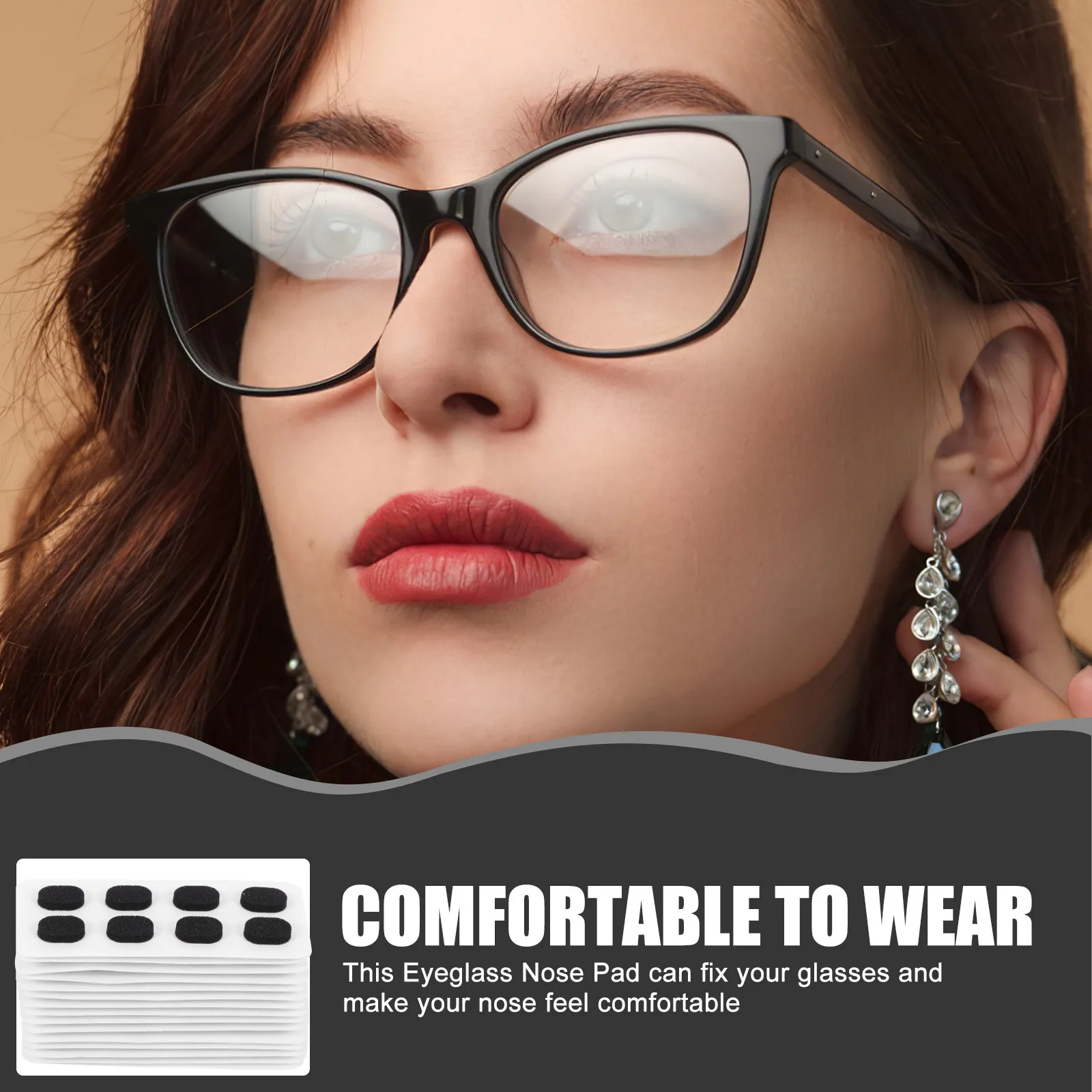 

60 Pairs Comfort Nose Cover Glasses Support Eyeglass Pads Soft Cushion Cushioned Super Cushions Eyeglasses