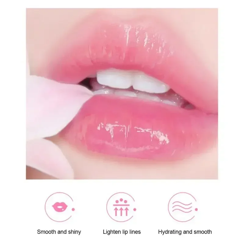 1Pcs Natural Lip Balm Moisturizing Lipstick Base Cute Makeup Anti-Cracking Lip Oil Original Korean Cosmetics Skin Care Product