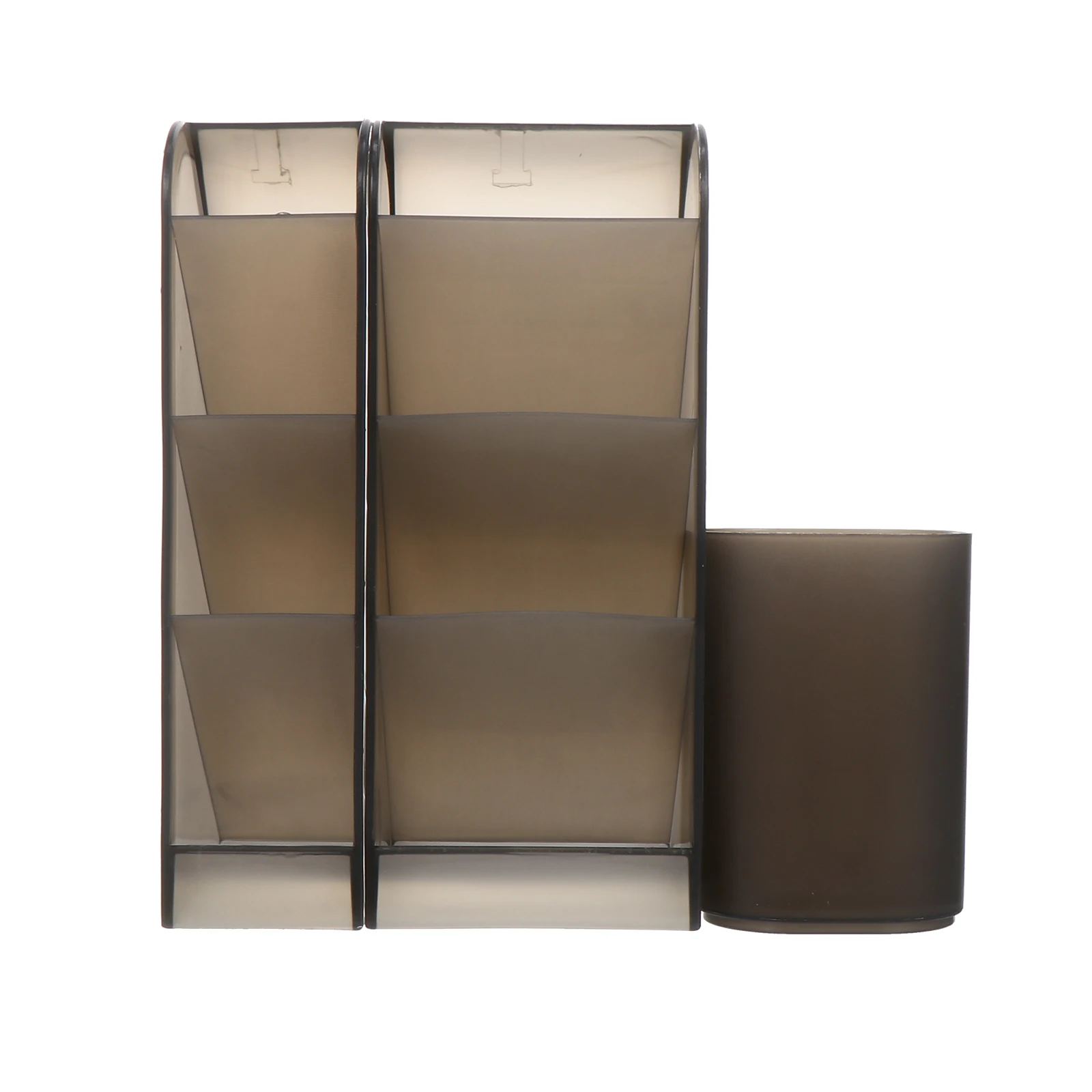 

Makeup Brush Storage Container Desk Organizer Pen Holder Lipstick Rack Office Tool Box PP Material Practical Multi-purpose
