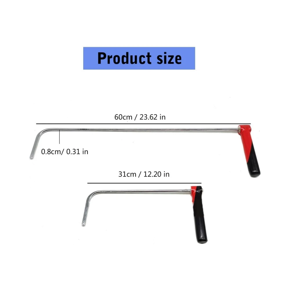 車のへこみ修理用回転ハンドルフックツールドアエッジ中間層修理トップバーアクセサリー